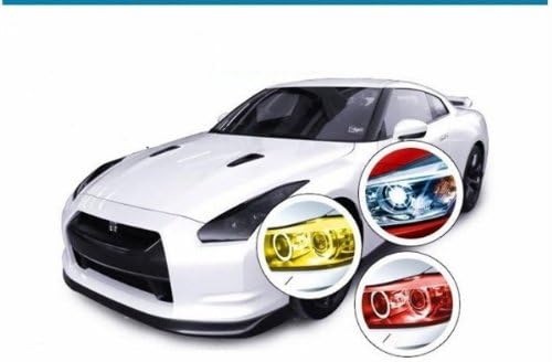 12 by 48 Inches Self Adhesive Headlight, Tail Lights, Fog Lights Tint Vinyl Film (12 X 48, Purple)