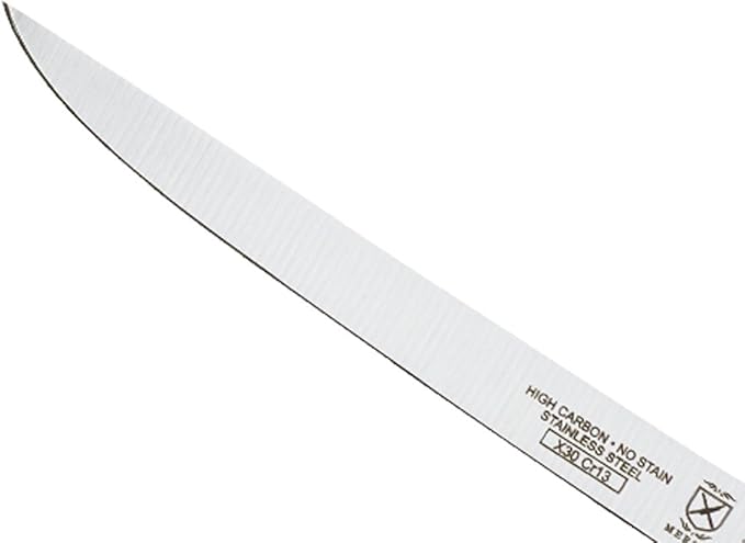 Mercer Culinary Millennia Color Handle Cutlery 6" Narrow Boning Knife Red
