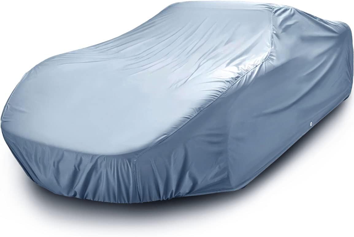 iCarCover Premium Car Cover for 1961-1962 Chevy Corvair Station Wagon Heavy Duty Waterproof All Weather Automobiles Custom Fit Indoor Outdoor UV Snow Protection Covers with Straps and Bag
