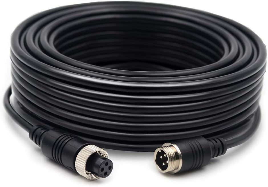 (50FT/15m) Car Video Systems,Backup Camera Cable,Backup Camera Extension CableShock Extension， AV Extension CableCCTV Rear View Camera，Car Video Extension Cable，Car Backup Monitoring System