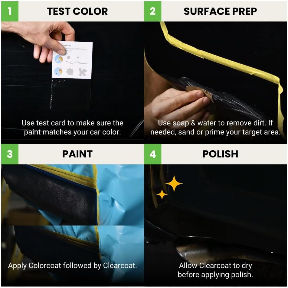 TouchUpDirect 781 Sea Glass Pearl Compatible with Toyota Exact Match Touch Up Paint Aerosol - Essential Kit