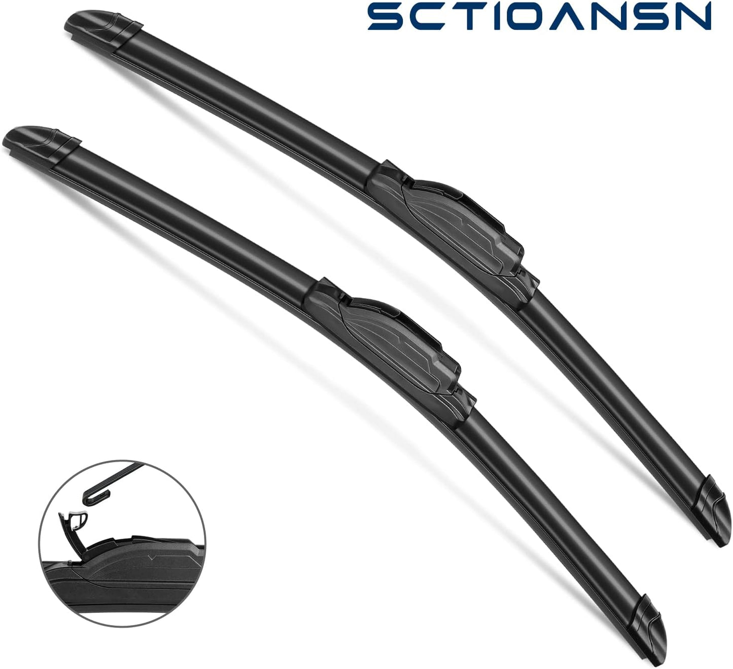 3 Wipers Set for GMC Yukon/Yukon XL 2015 2016 2017 2018 2019 2020, Windshield Wiper Blades Original Equipment Replacement Front and Rear- 22"/22"/13T" (Pack of 3) J- HOOK