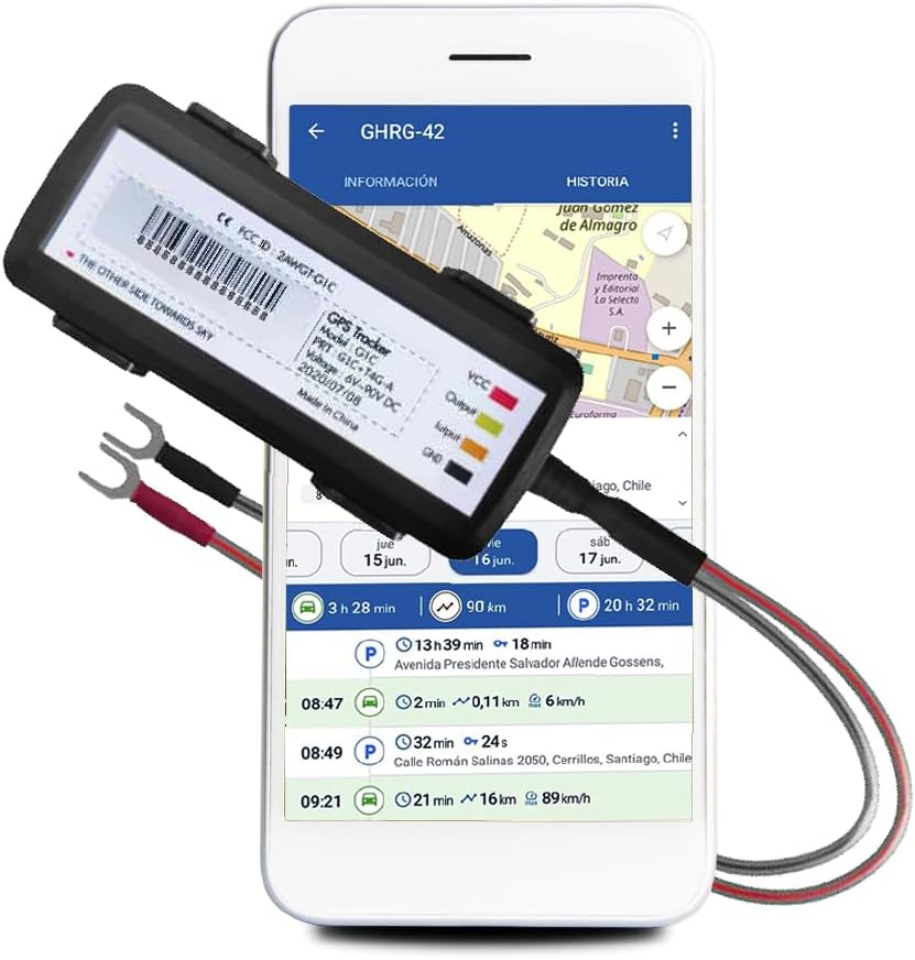 GPS7000-4G Hidden GPS Tracker for Vehicles | 6 Months of Service Included | Easy Self-Installation | After The 6 Months Included in The Service, You can Choose to Subscribe | No Hidden Fees