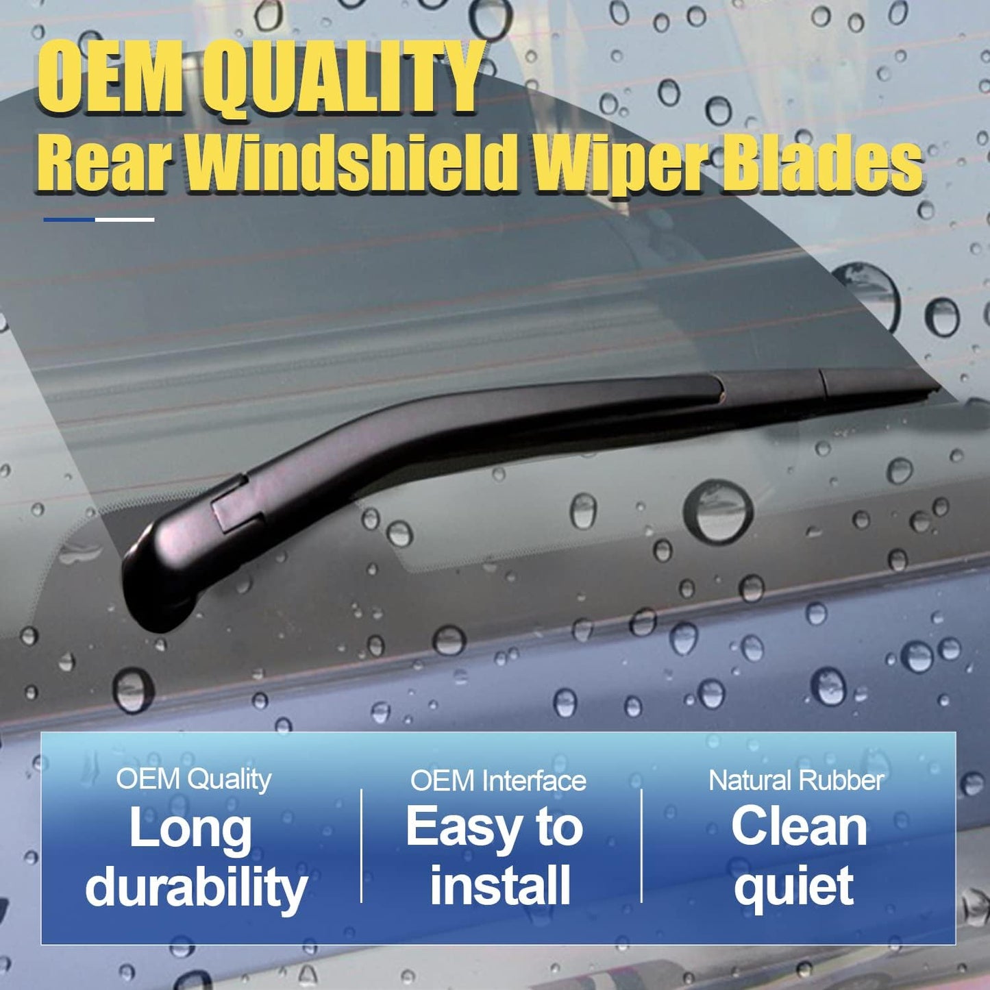 3 Wipers Factory Replacement For Subaru Crosstrek 2013-2017 XV Crosstrek 2013-2015 Impreza 2012-2016 Nissan Murano 11-2016 Windshield Wiper Blades Set 26"+16"+12"(Set of 3)