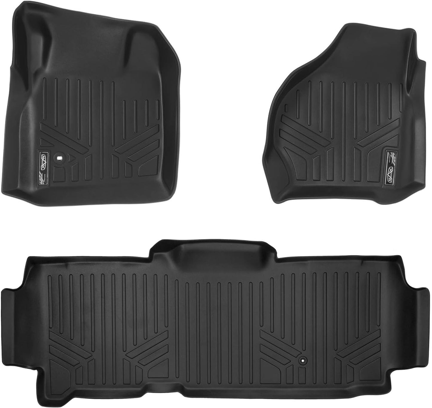 MAXLINER Custom Fit Floor Mats 2 Row Liner Set Compatible with -