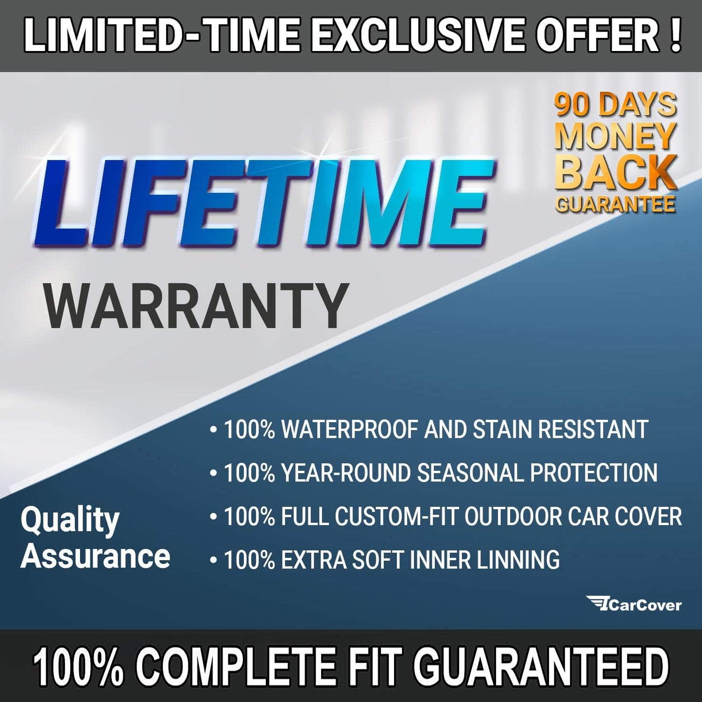 iCarCover Premium Car Cover for 1946-1948 Chevy Fleetmaster Heavy Duty Waterproof All-Weather Automobiles Custom Fit Indoor Outdoor UV Snow Protection Covers with Straps and Bag