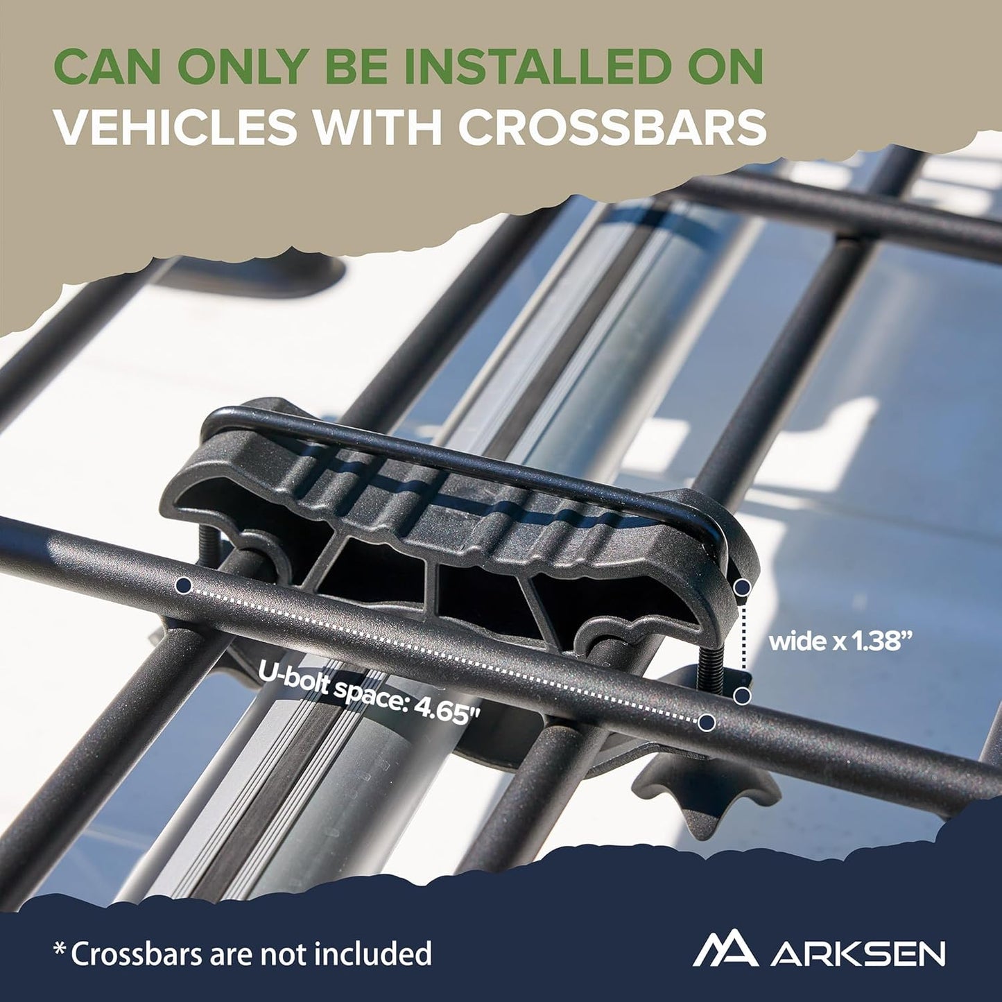 ARKSEN 84 x 39 x 6 Inch Universal 150LB Heavy Duty Roof Rack Cargo with Two Cargo Nets, Car Top Luggage Holder Carrier Basket with Extension for SUV, Truck, & Car Steel Construction