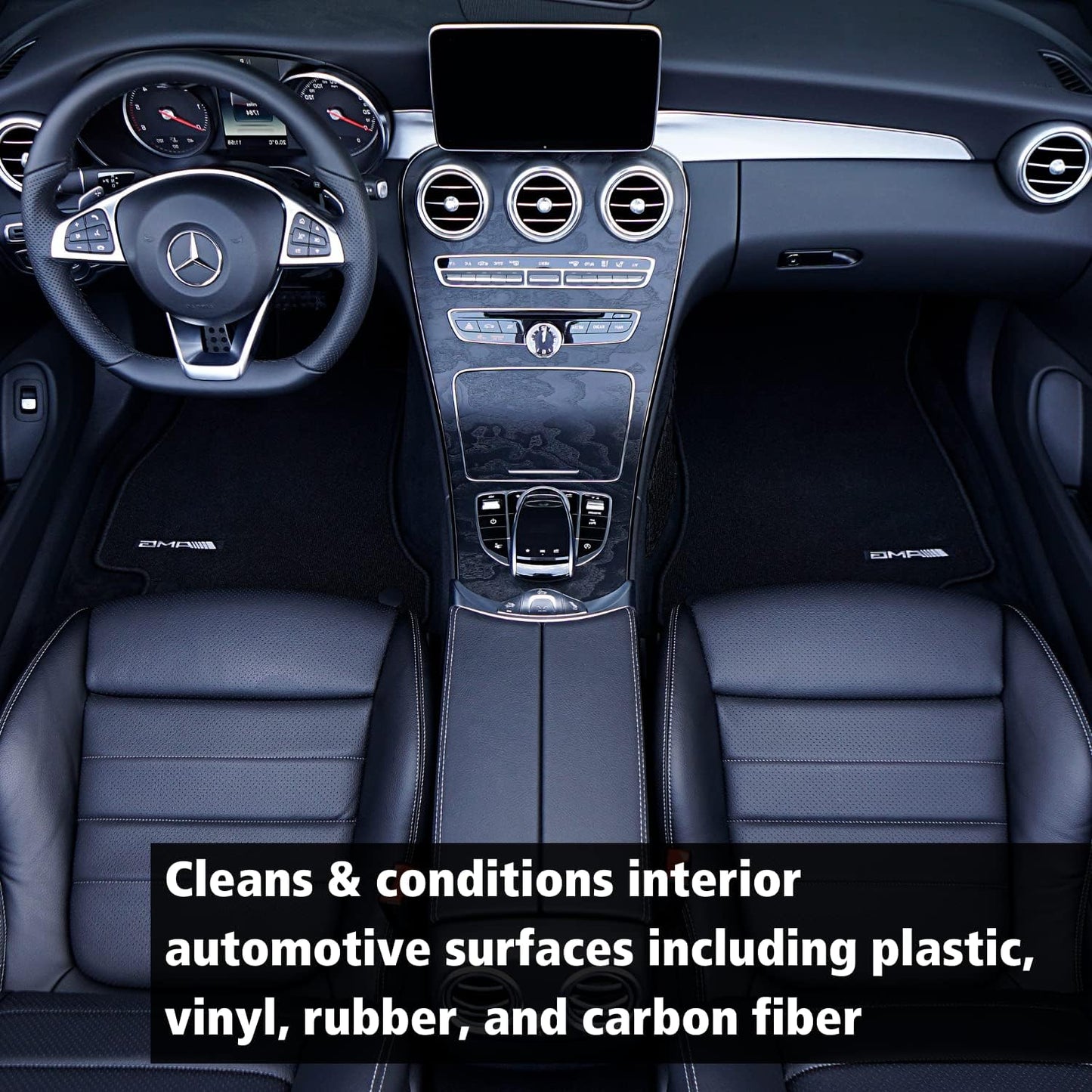 Invisible Glass 92024 Power Clean Automotive Interior Detailer Cleaner Protectant and Conditioner to Restore Interior Surfaces Prevent Fading, 22 Fl Oz, Pack of 1