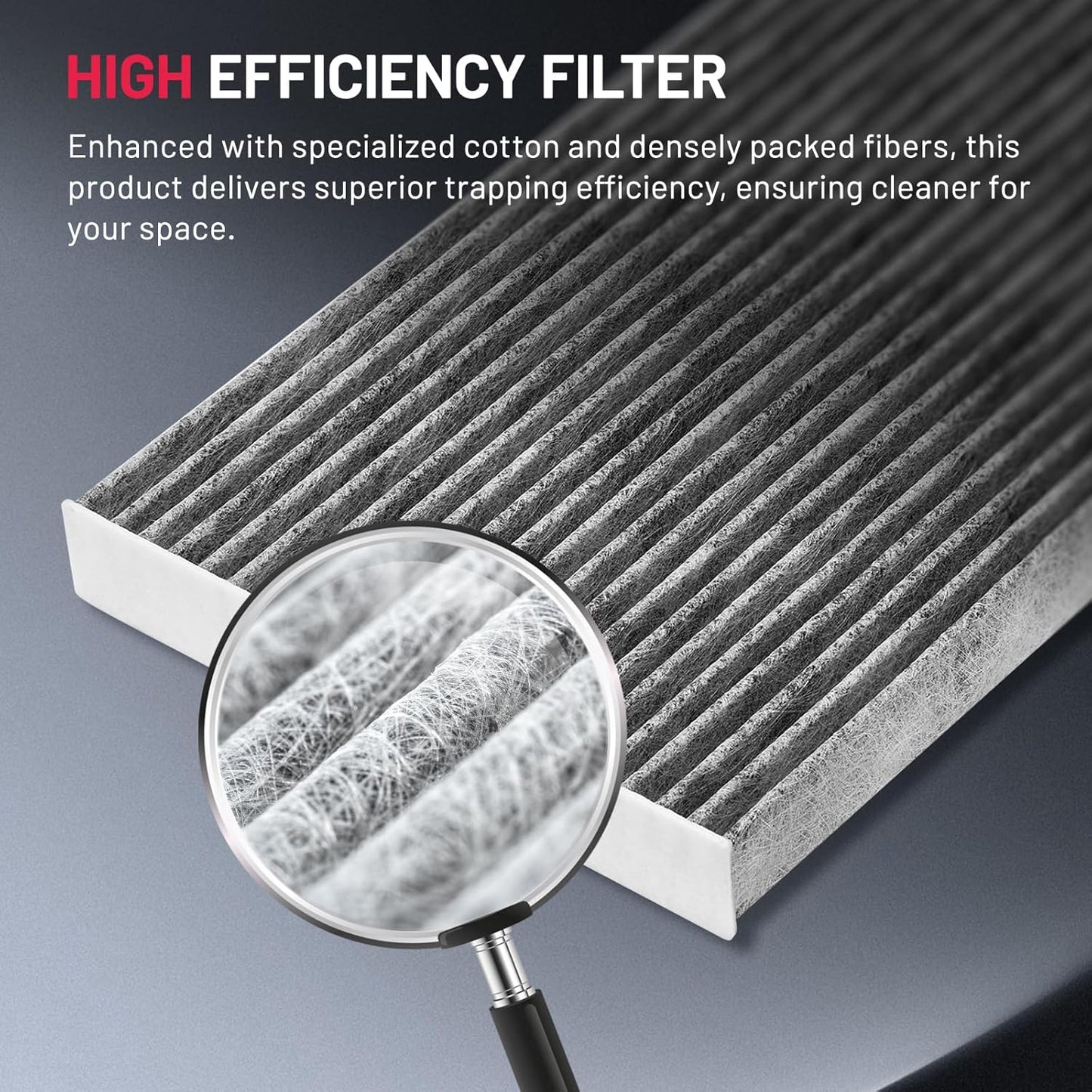 BDFHYK Cabin Air Filter with Activated Carbon Compatible with Dodge Hornet 2023, Compatible with Jeep Renegade 2015-2023, Compass 2017-2022, Replace# CF11810